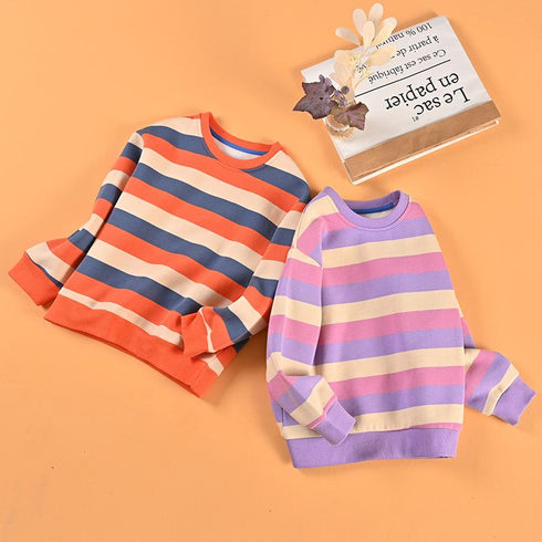 Boys And Girls Sweater Plus Velvet Top